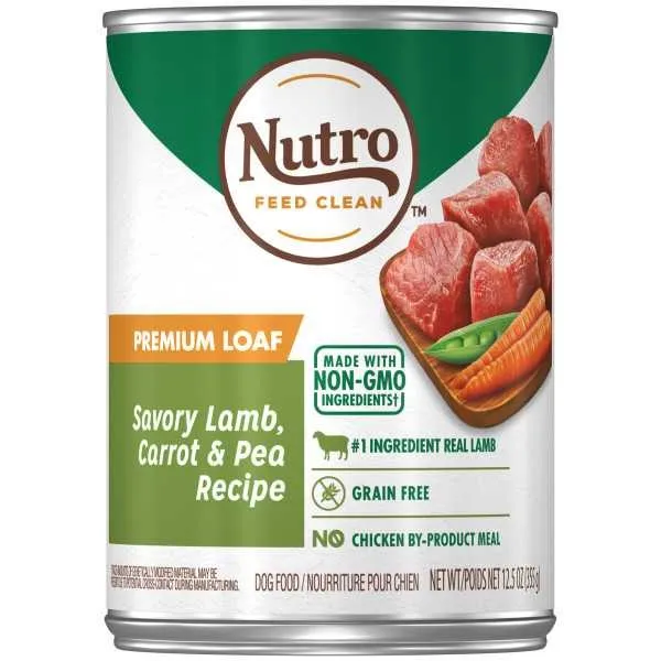 12/12.5 oz. Nutro Savory Lamb, Carrot & Pea - Treat